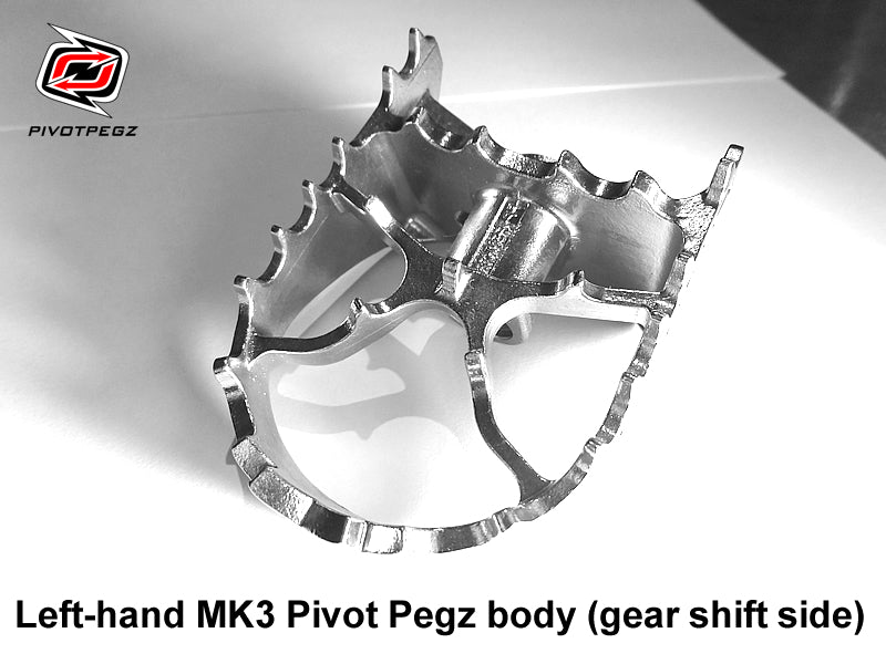 One new Left-Hand MK3 Pivot Pegz body